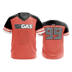 2874 FD Sport V-Neck MENS WD-GAS-CORAL