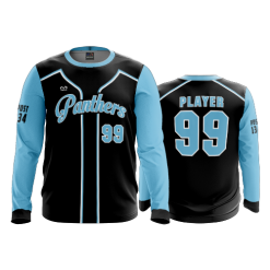 2508 FD Long Sleeve MENS PANTHERS-BLACK