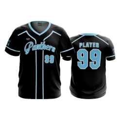 2508 FD Sport V-Neck MENS PANTHERS-BLACK
