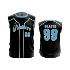 2508 FD Sport Sleeveless MENS PANTHERS-BLACK