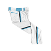 2508 CL WHITE CUSTOM BRAID MENS PANT PANTHERS-BLACK
