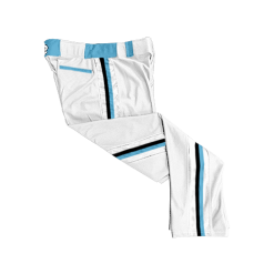 2508 CL WHITE CUSTOM BRAID MENS PANT PANTHERS-BLACK