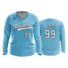 2508 FD Womens V-Neck Longsleeve PANTHERS-BLUE