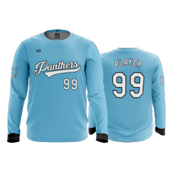 2508 FD Long Sleeve MENS PANTHERS-BLUE