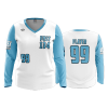 2508 FD Womens V-Neck Longsleeve PANTHERS-WHITE