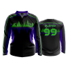 2875 FD Womens V-Neck Longsleeve AFTERSHOCK-BLACK