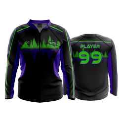 2875 FD Womens V-Neck Longsleeve AFTERSHOCK-BLACK
