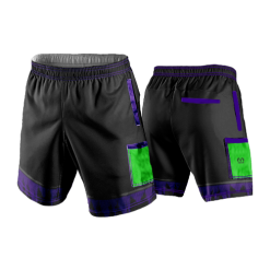 2875 LIGHTWEIGHT MICROFIBER 160gsm SHORT AFTERSHOCK-BLACK