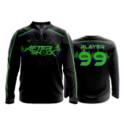 2875 FD Quarter Zip Batting Jacket LS AFTERSHOCK-BLACK