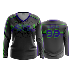 2875 FD Womens V-Neck Longsleeve AFTERSHOCK-GATOR