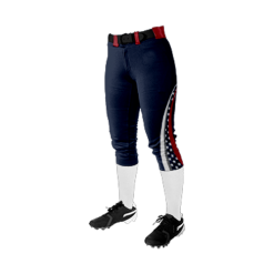 2884 FD Girls Fastpitch Pant CL PATRIOTS-FASTPITCH-NEW