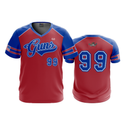 2666 FD Sport V-Neck MENS YOUNG-GUNS-RED