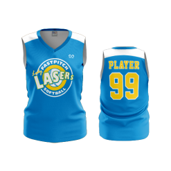 2887 FD Womens V-Neck Sleeveless LASERS-BLUE-2021-CIRCLE