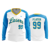 2887 FD Womens V-Neck Longsleeve LASERS-BLUE-2021-WHITE