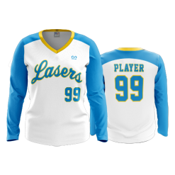 2887 FD Womens V-Neck Longsleeve LASERS-BLUE-2021-WHITE