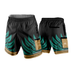 2889 LIGHTWEIGHT MICROFIBER 160gsm SHORT MIGHTY-DUCKS