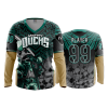 2889 FD Womens V-Neck Longsleeve MIGHTY-DUCKS
