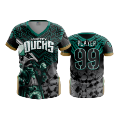 2889 FD Womens V-Neck MIGHTY-DUCKS