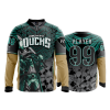 2889 FD Quarter Zip Batting Jacket LS MIGHTY-DUCKS