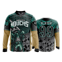 2889 FD Quarter Zip Batting Jacket LS MIGHTY-DUCKS