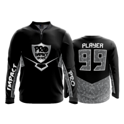 2877 FD Quarter Zip Batting Jacket LS PRO-IMPACT-SPORTS