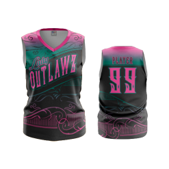 2890 FD Womens V-Neck Sleeveless LADY-OUTLAWS