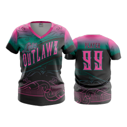 2890 FD Womens V-Neck LADY-OUTLAWS