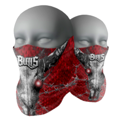 2564 FACE GAITER 19in BULLS-MASKS