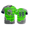 2881 FD ProTek Mens Full Button Down S-AND-S-GREEN-FLO INK + $5