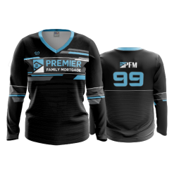 2615 FD Womens V-Neck Longsleeve PREMIER-FAMILY-MORTGAGE