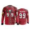 2689 FD Long Sleeve MENS RUNS-N-ROSES-RED