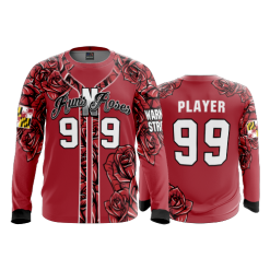 2689 FD Long Sleeve MENS RUNS-N-ROSES-RED