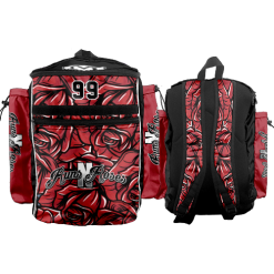 2689 Mojo Diamond Backpack RUNS-N-ROSES-WHITE