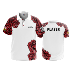 2689 FD Polo RUNS-N-ROSES-WHITE