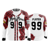 2689 FD Long Sleeve MENS RUNS-N-ROSES-WHITE