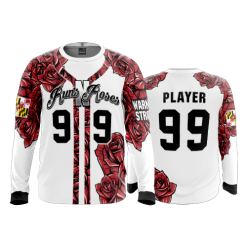 2689 FD Long Sleeve MENS RUNS-N-ROSES-WHITE