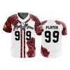 2689 FD Sport V-Neck MENS RUNS-N-ROSES-WHITE