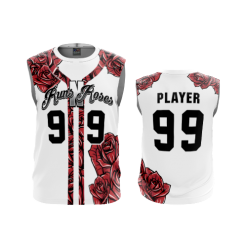 2689 FD Sport Sleeveless MENS RUNS-N-ROSES-WHITE