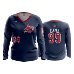 2247 FD Womens V-Neck Longsleeve AVERAGE-DADS