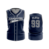 2885 FD Womens V-Neck Sleeveless STINGRAYS-FASTPITCH-NAVY