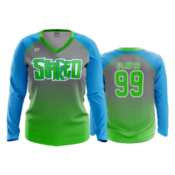 250 FD Womens V-Neck Longsleeve STACKED
