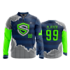 2881 FD Quarter Zip Batting Jacket LS S-AND-S-ADDONS