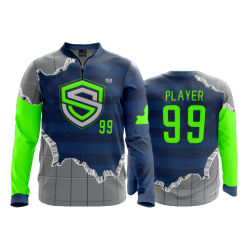 2881 FD Quarter Zip Batting Jacket LS S-AND-S-ADDONS