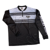 2027 CL TRISTRIPE MOJO RUBBER LOGO FINE TERRY QUARTER ZIP