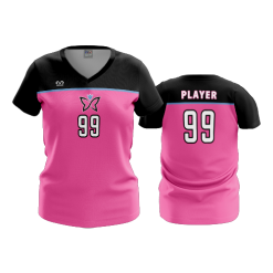 2851 FD Womens V-Neck MONARCHS-VOLLEYBALL