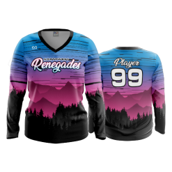 2935 FD Womens V-Neck Longsleeve NW-RENEGADES-COLOR