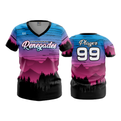 2935 FD Womens V-Neck NW-RENEGADES-COLOR