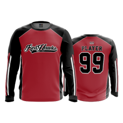 2901 FD Long Sleeve MENS RED-HAWKS