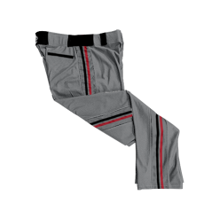 2901 CL CHARCOAL CUSTOM BRAID MENS PANT RED-HAWKS