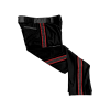2701 CL BLACK CUSTOM BRAID MENS PANT REDHAWKS-BLACKOUT